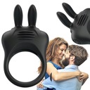 PRETTY ERECTION RING VIBRATOR BLACK RABBIT