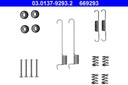 ATE 03.0137-9293.2 Sada príslušenstva, čeľuste parkovacej brzdy