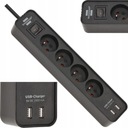 BRENNENSTUHL USB POWER STRIP 4xGN + vypínač 1,5m