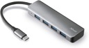 Hub adaptér USB-C 4x USB-A 3.2 PC Laptop MacBook