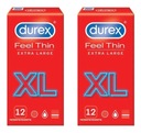 DUREX FEEL THIN EXTRA VEĽKÉ XL KONDÓMY 24 KS