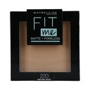 MAYBELLINE FIT ME Zmatňujúci púder na tvár 220 Nat Beige 8,2g