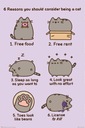 Plagát Pusheen Reasons to be a Cat 61x91,5 cm