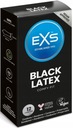 EXS BLACK LATEXOVÉ KONDÓMY BLACK CONDOMS 12 KS