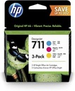 SADA ATRAMENTOV HP 711 P2V32A T120 T520 TRI BAL.