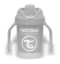 TwistShake nevylievací pohár s mixérom 230ml šedý