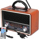 INA RETRO PRENOSNÉ RÁDIO BLUETOOTH, FM, USB, SD, AUX S DIAĽK.