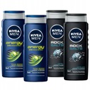 NIVEA MEN pánsky sprchový gél set 4x500ml