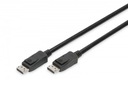 Patch kábel DisplayPort s 8K západkami