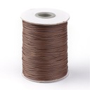 Voskovaný polyester, Sienna, 1 mm, asi 75 m/cievka