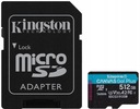 Micro SD karta Kingston 512 GB Go Plus 170/90 Mb/s