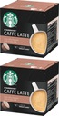 Kapsule pre Dolce Gusto Starbucks Caffe Latte 12 ks x2