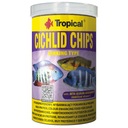 Tropical Cichlid Chips Krmivo s vysokým obsahom bielkovín pre cichlidy 1000 ml