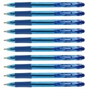 Blue Pentel BK417 výsuvné guľôčkové pero - 10ks