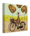 Sam Toft Ernest a Doris na bicykli Obraz 40x40 cm