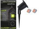 AMPIA PUMPED LAMP REFLEKTOR PRE LED GU10 GARDEN S DVOMA TÍMIČKAMI