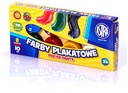 Plagátové farby Astra 10 farieb - 20 ml