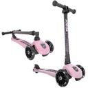 SCOOTANDRIDE Rose Pink SKÚTER Skladací Highwaykick 3 Trojkolesový s LED 3L+