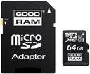 Pamäťová karta Goodram micro SDHC 64GB + adaptér