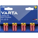 Batérie VARTA LongLife MAX Power AAA 8 ks MADE IN GERMANY ORIGINAL FRESH