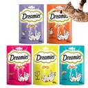 Dreamies 5x60g CHUTNÉ POCHRANKY PRE MAČKY 5 príchutí