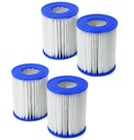 58094 BESTWAY 4x FILTER TYPU II PRE ČERPADLÁ BAZÉNOVÉ FILTRE