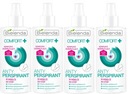 4 x COMFORT ANTIPERSPIRANT - HMOHA NA NOHY 150 ML Nadmerné potenie