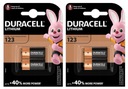 4x lítiová lítiová batéria Duracell CR123 CR123A