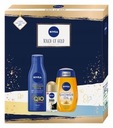 NIVEA sada dámskej kozmetiky TOUCH OF GOLD 3 kusy