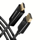 Aktívny adaptér DisplayPort Kábel HDMI 1.4 1,8 m 4K