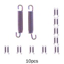 10 x 1 pár oceľových pružín výfukového potrubia Mm 2