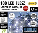 Bulinex Lampy 100LED FLESZ modré