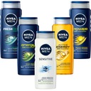 NIVEA MEN pánsky sprchový gél set 5x500ml