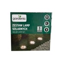 Záhradná vstavaná solárna lampa 12 cm 3 ks.