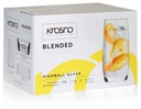 Dlhé poháre na vodnú šťavu KROSNO Blended 350ml