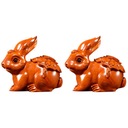 2x Bunny Office Decor Dekor Králik Dekor na dekoráciu