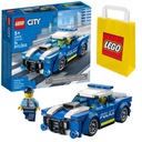 LEGO CITY BLOCKS 60312 POLICAJNÉ AUTO AUTO PRE DETI + DARČEKOVÁ TAŠKA