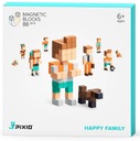 PIXIO MAGNETICKÉ BLOKY HAPPY FAMILY 88 EL.