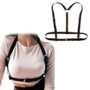 KOŽENÝ SEX HARNESS telový postroj BDSM BELT