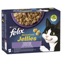 Felix Sensations Jellies Krmivo pre mačky v želé 1,02 kg 12 x 85 g