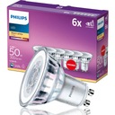 PHILIPS SET 6x GU10 LED žiarovka 4,6W = 50W 2700K TEPLÁ 355lm 36° 230V