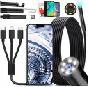 ENDOSCOPE INŠPEKČNÁ KAMERA Pre smartfón Android iOS USB-C Lightning 2m 8mm