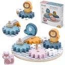 MONTESSORI DREVENÉ PUZZLE PREVODY VIGA POLARB BLOCKS ZVIERATÁ