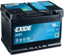 Batéria AGM EXIDE EK700 12V 70Ah 760A