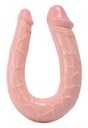 Realistický penis s dvojitou penetráciou sex 15cm