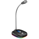 USB mikrofón k notebooku, LED RGB stolík