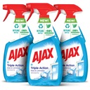 AJAX TRIPLE ACTION čistič okien v spreji 3x500ml