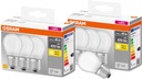 Osram LED guľová žiarovka E27 4W=40W 470lm 2700K x6