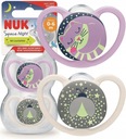 NUK Space cumlíky anatomický cumlík 2 ks. 0-6m