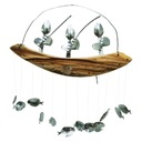 Angeln Mann Wind Chime L?ffel Fisch Skulpturen Win